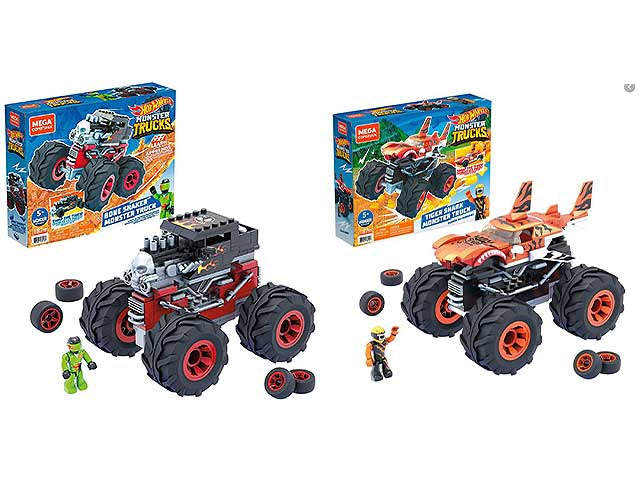 Hot wheels bulding set mega hw monster gvm14-963a