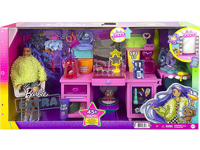 Barbie extra vanity playset gyj70-0