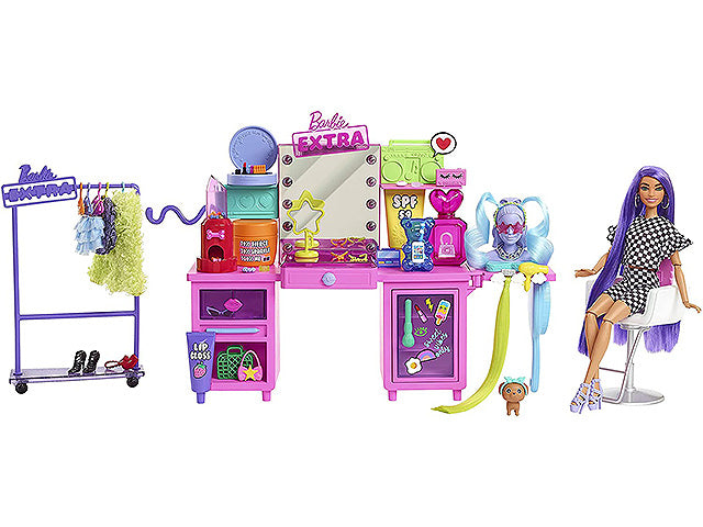 Barbie extra vanity playset gyj70-0