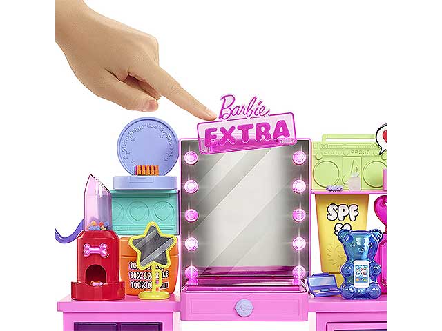 Barbie extra vanity playset gyj70-0