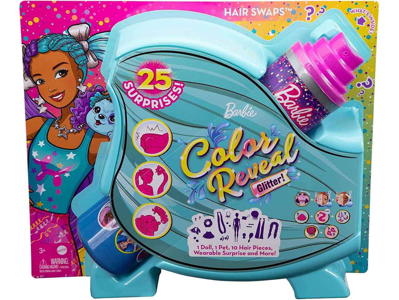 Barbie color reveal ultimate hair hbg38