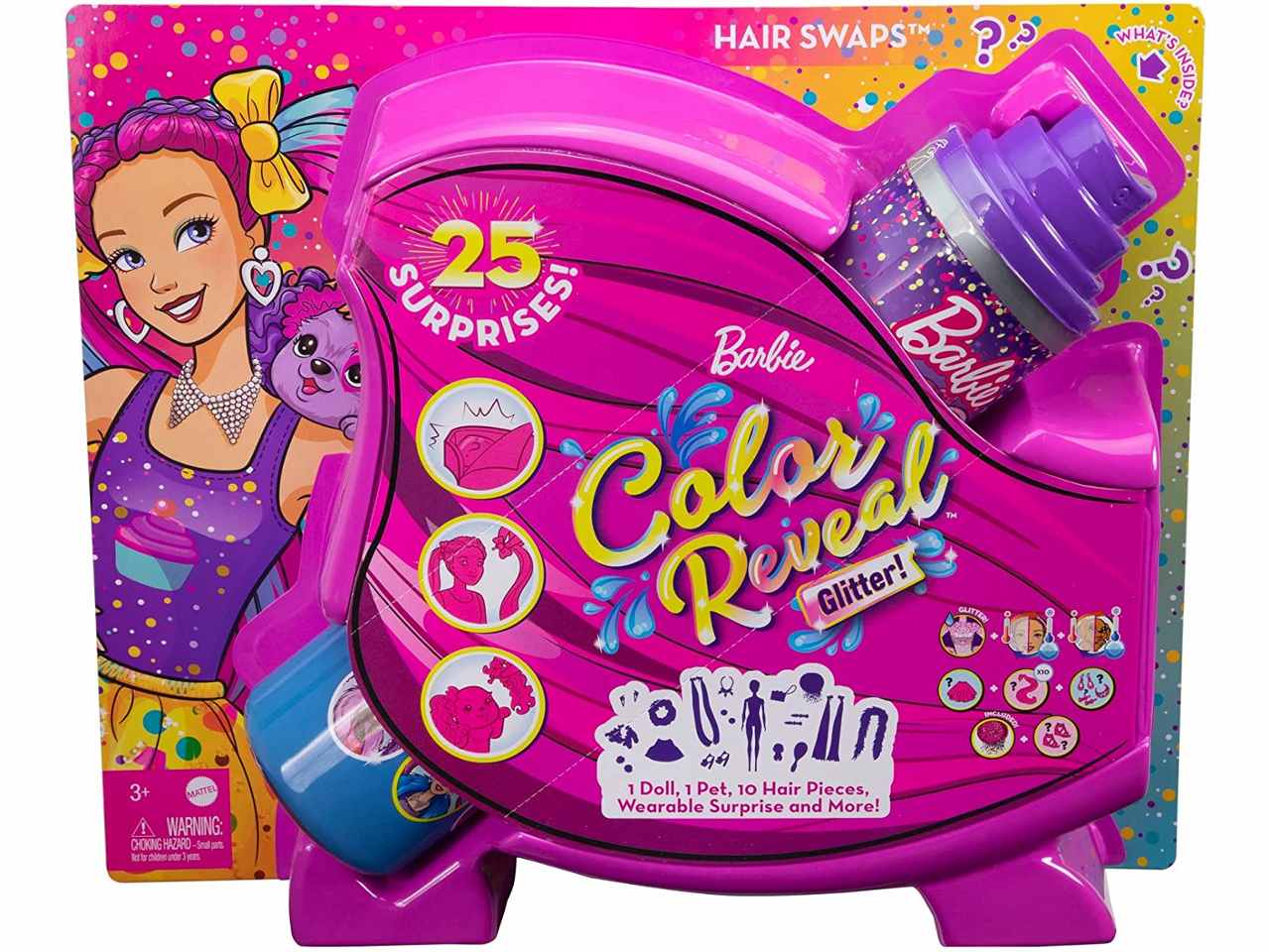 Barbie color reveal ultimate hair hbg38