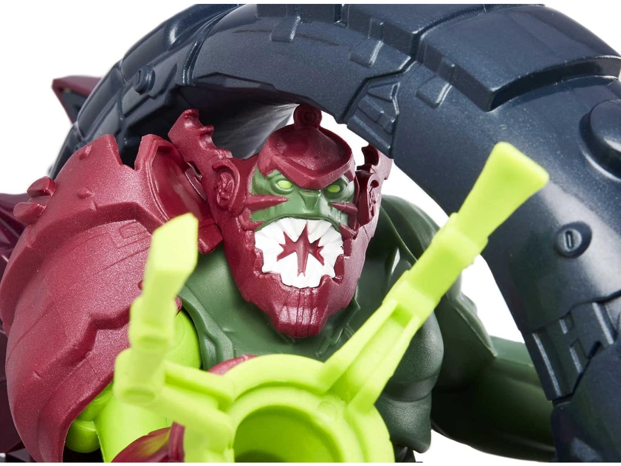 He-man personaggio con veicolo
