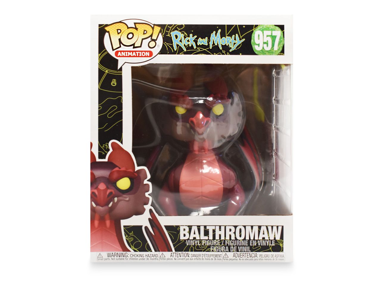 Funko pop super rick & morty balthromaw