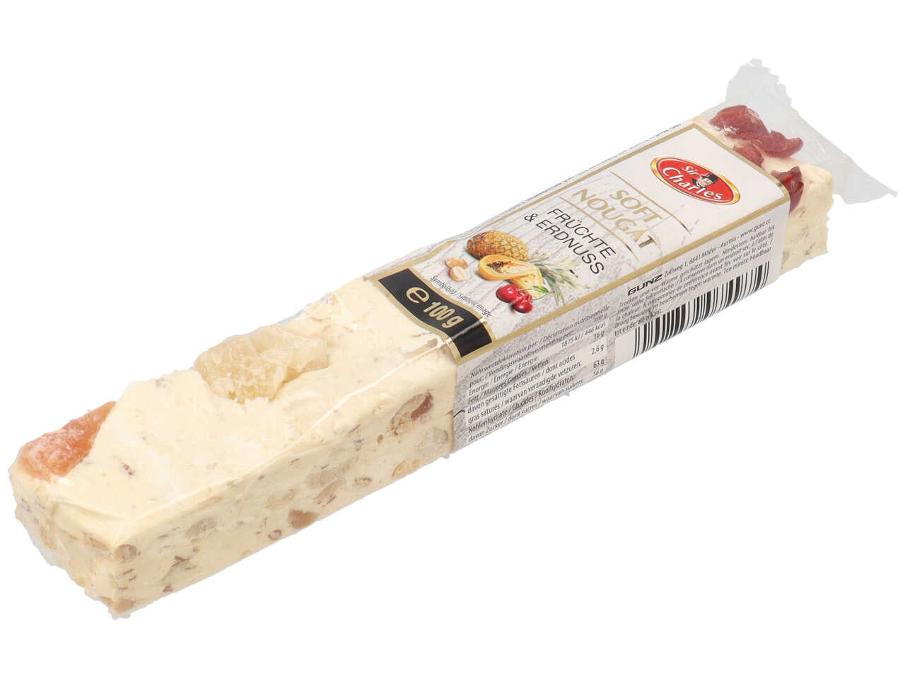 Barretta soft nougat cioccolata e arachide 100g
