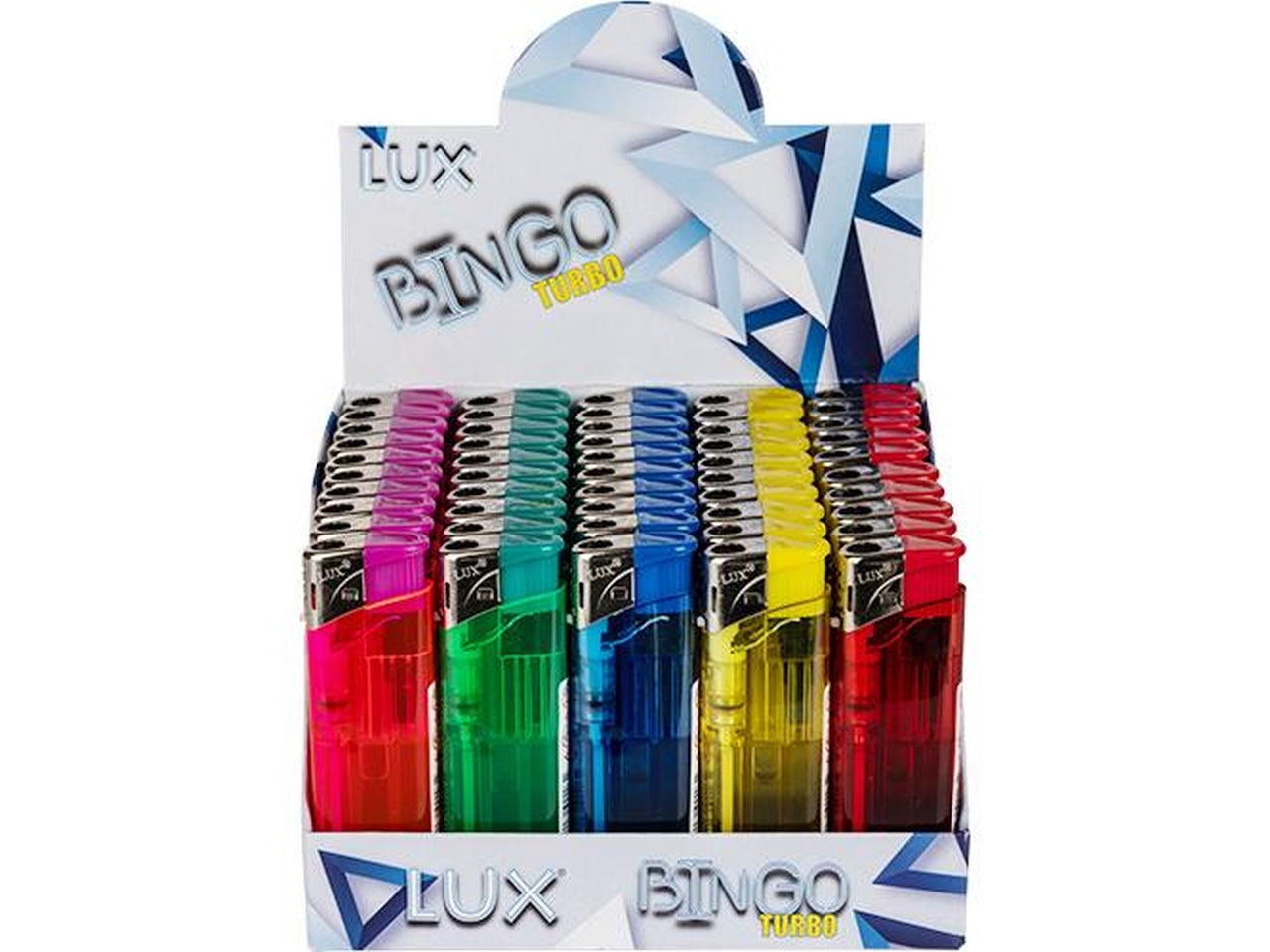 Accendino bingo turbo 50 pezzi 6340 antivento