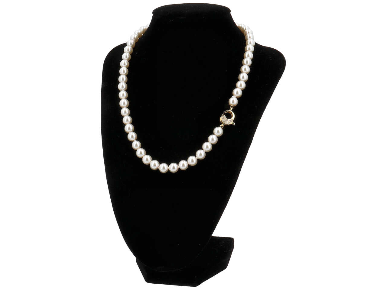 collana perla 8mm 45cm c/zirc.c10594b45