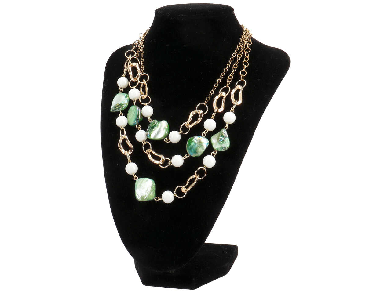 collana c/conchiglia in vetro c 22323