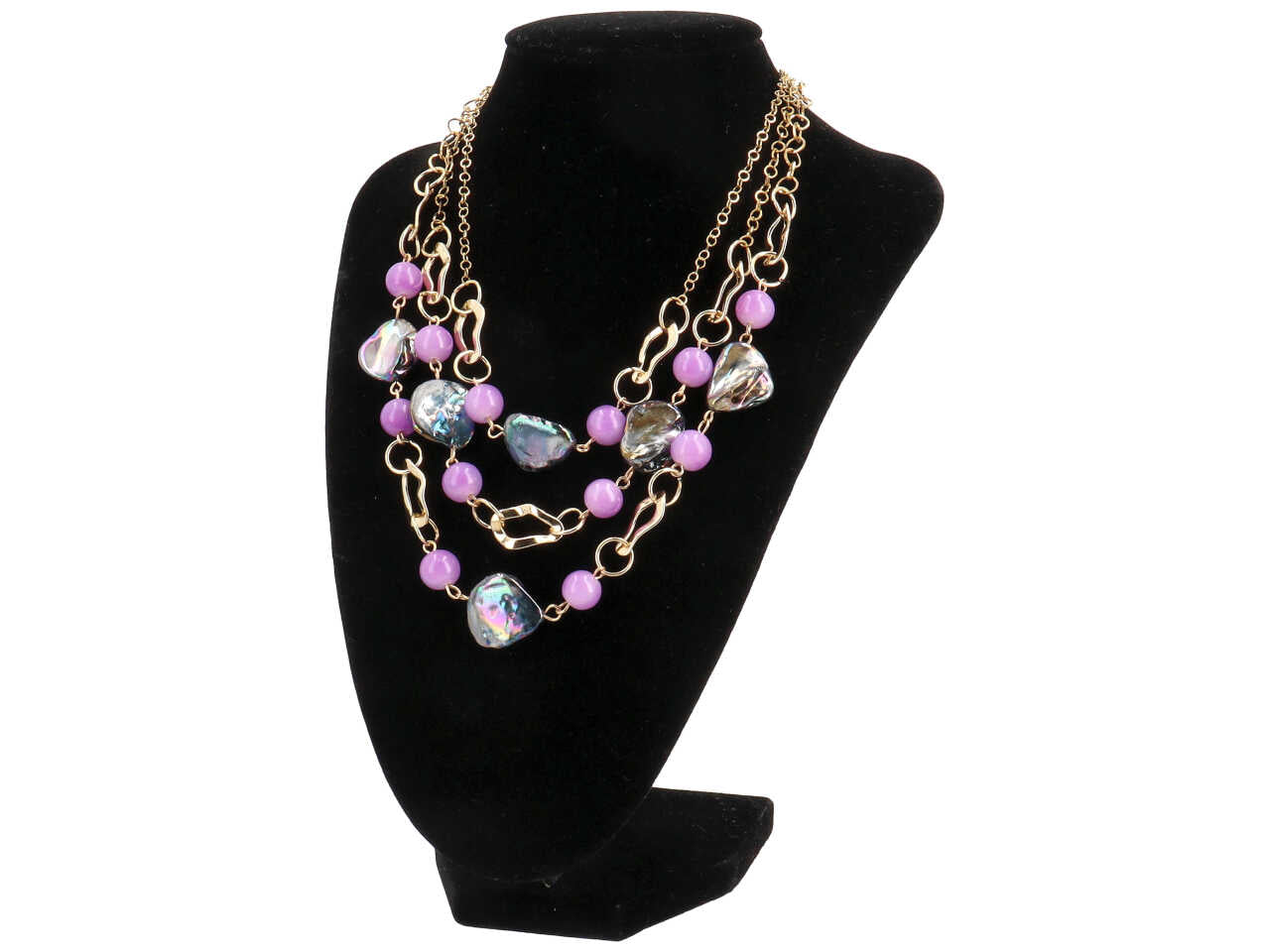 collana c/conchiglia in vetro c 22323