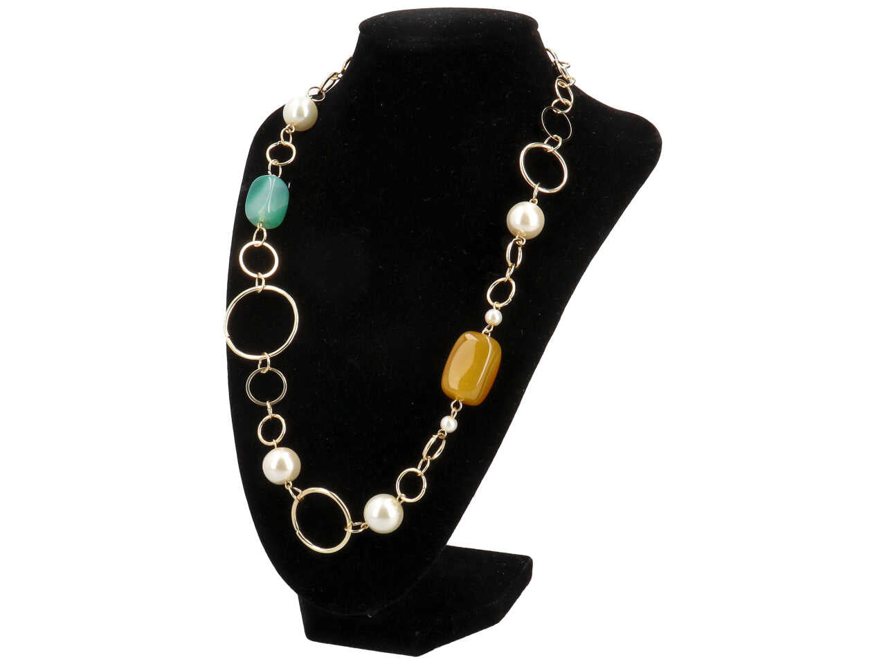 collana met.+perla vetro c 22314