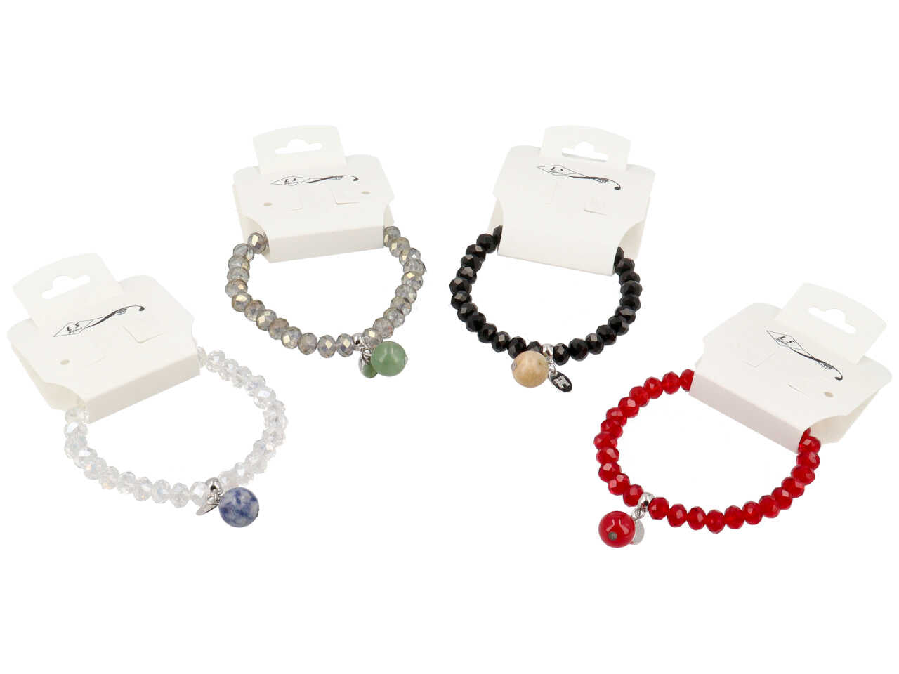 Bracciale cristallo con pietra piccola