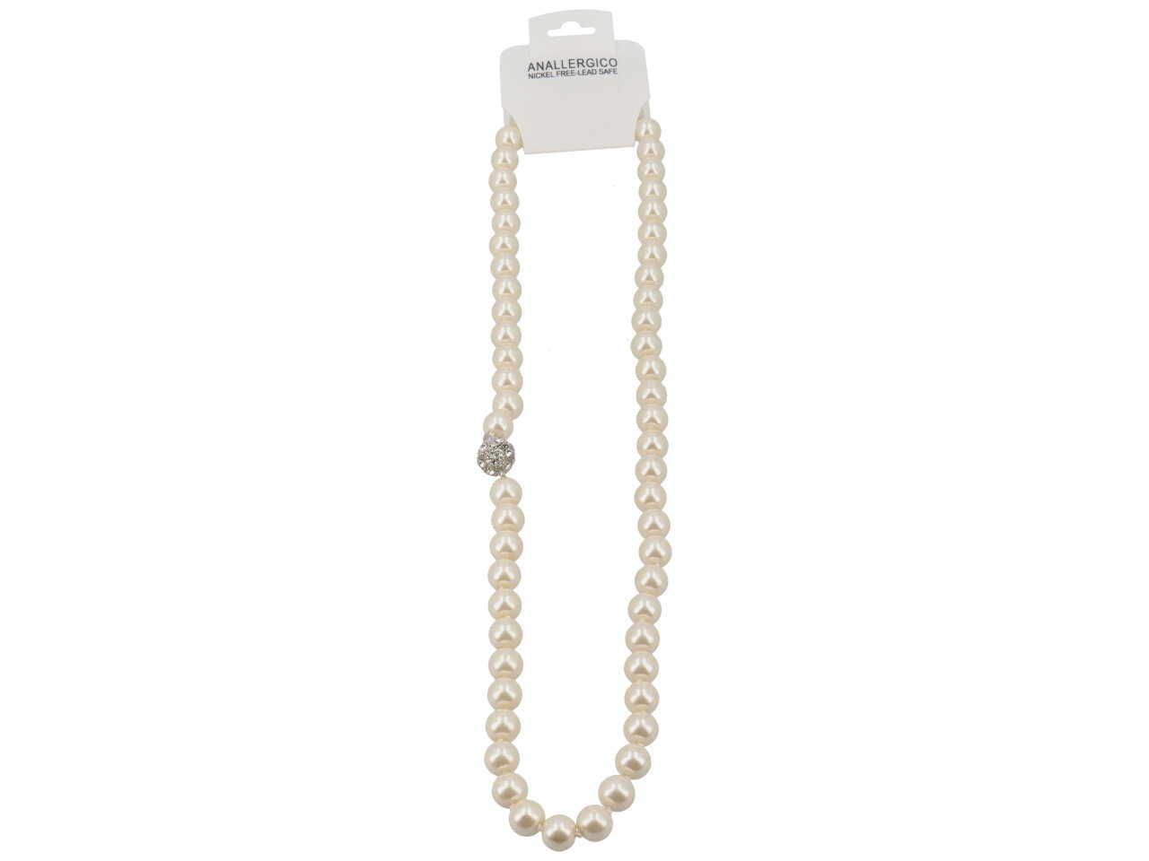 Collana perle vetro