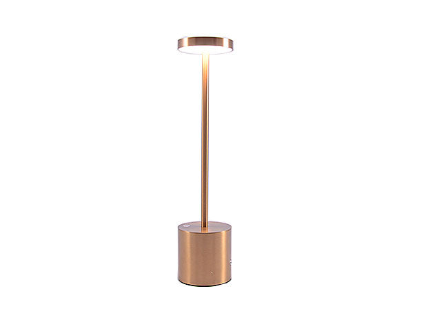 lampada da tavolo ricaricabile oro
