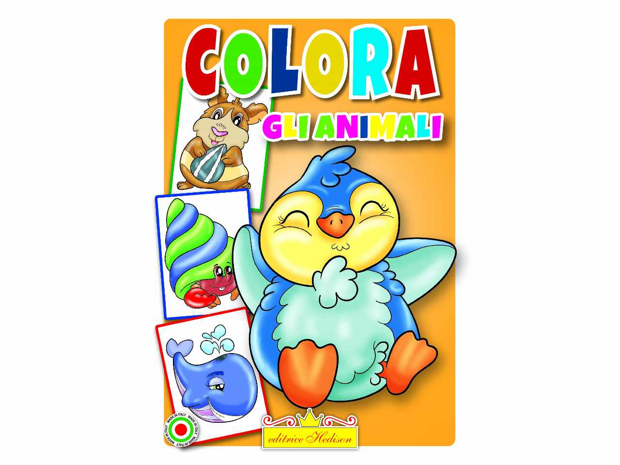 libro colora gli animali
