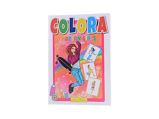 Libro colora model girls 9978