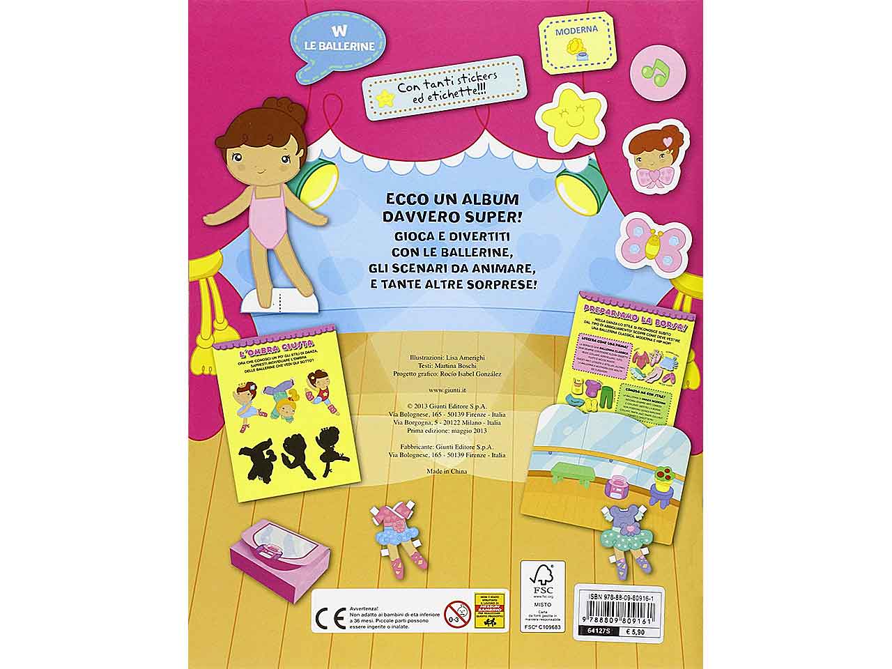 Libro superalbum delle ballerine