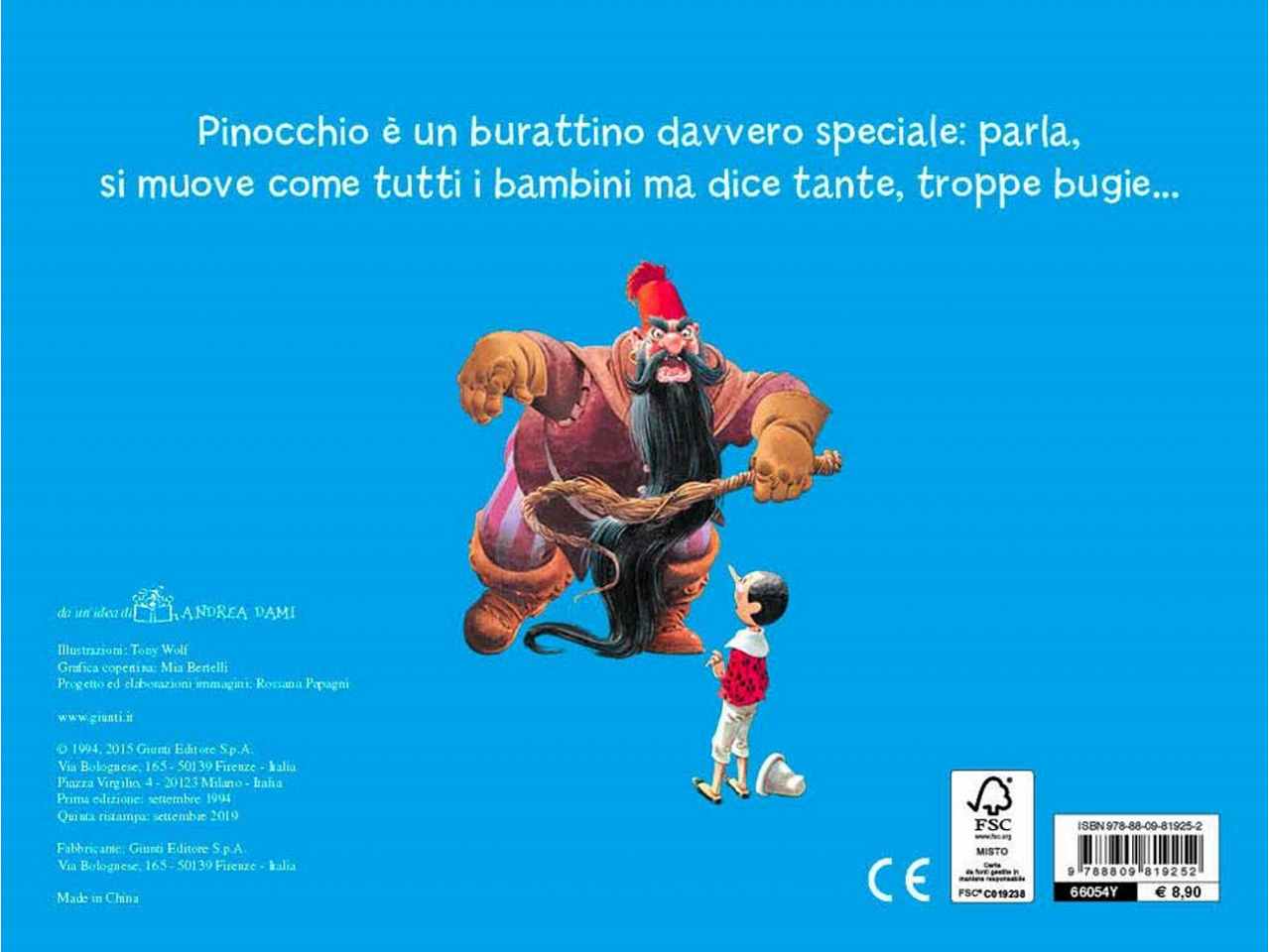 libro libri pop up pinocchio