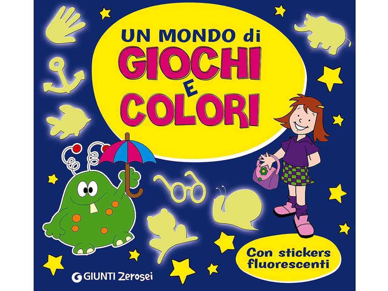 Libro giochi e colori c/stickers