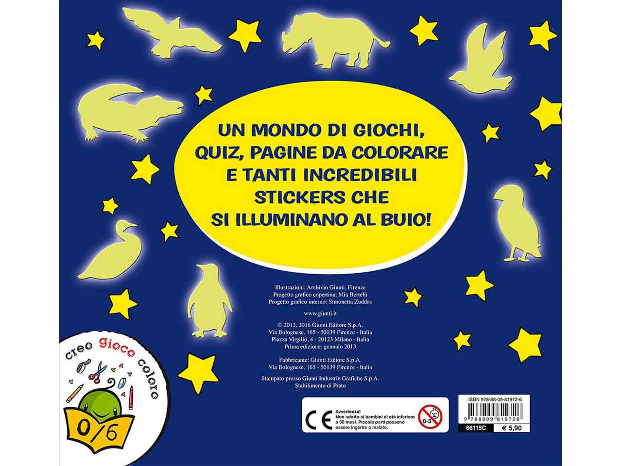 Libro giochi e colori c/stickers