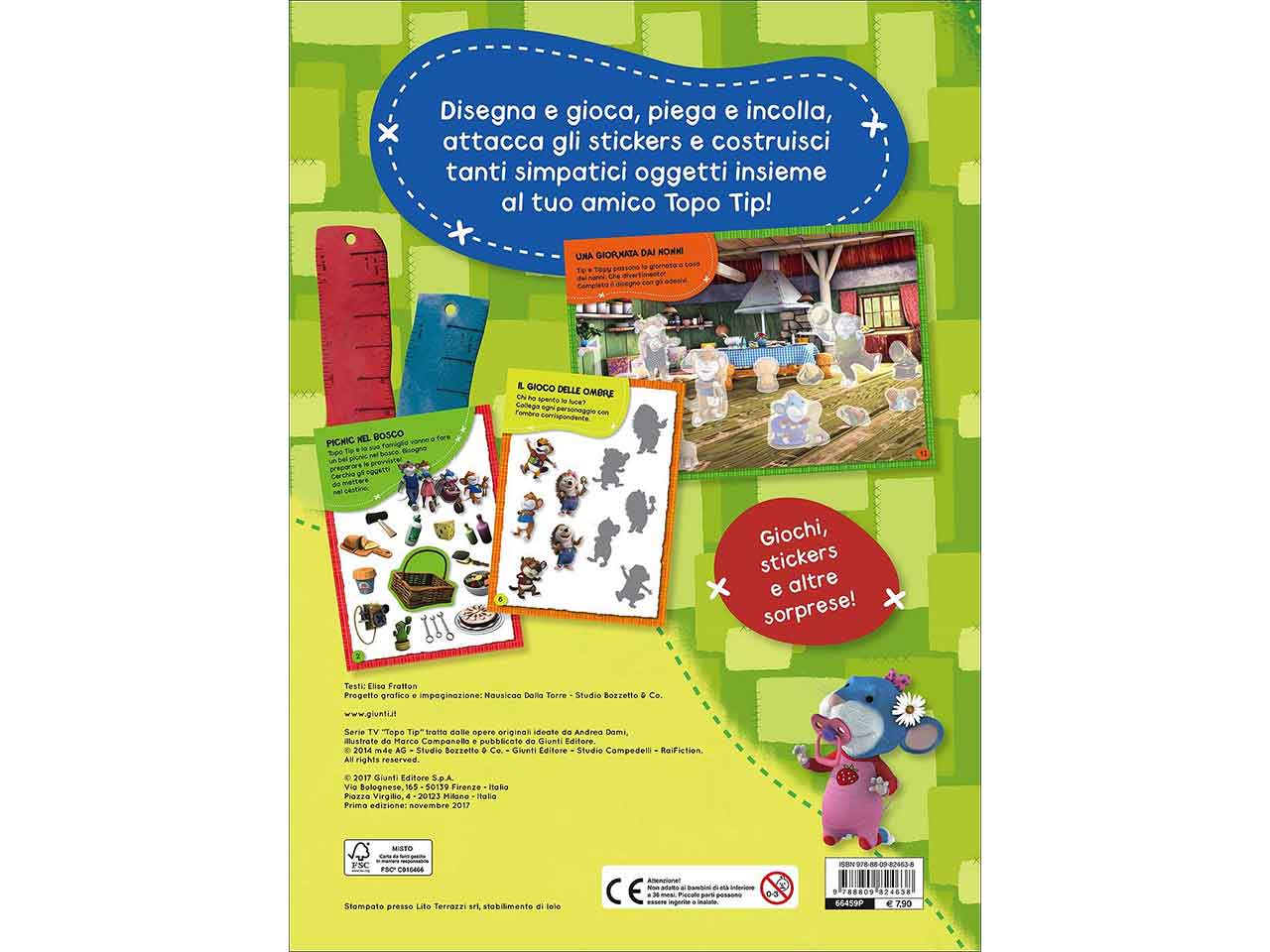 libro gioca e crea con topo tip