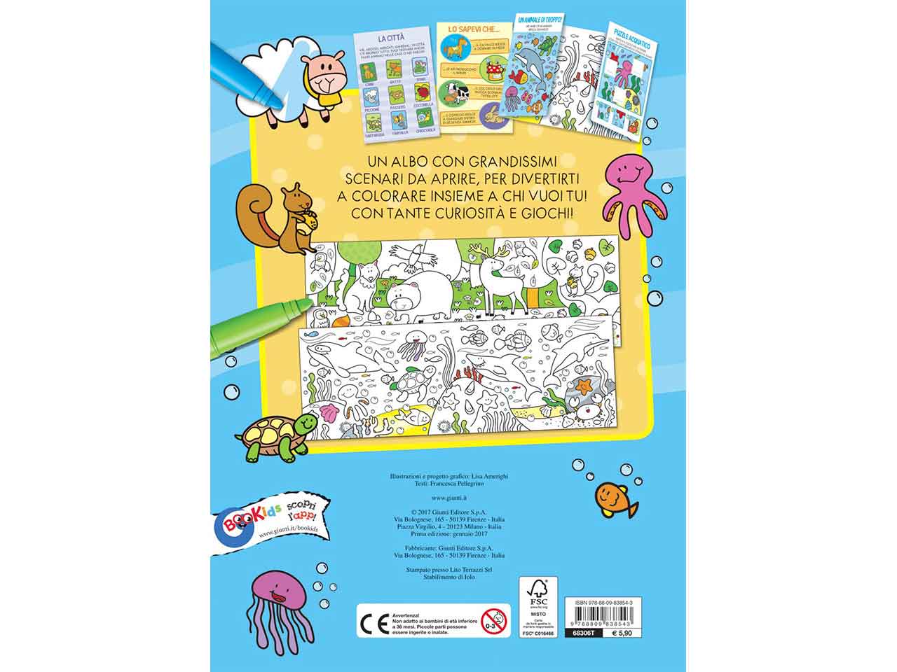 Libro colora a quattro mani