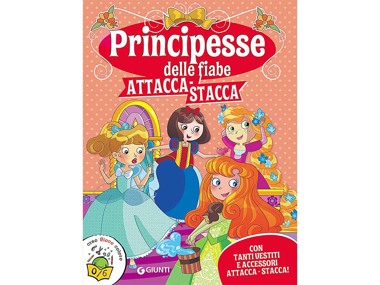 libro principesse attacca-stacca