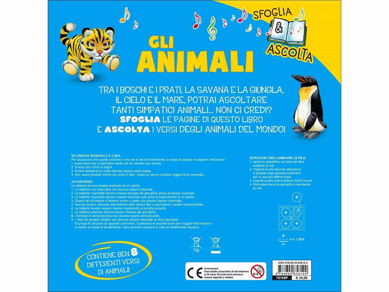 Libro animali con suoni