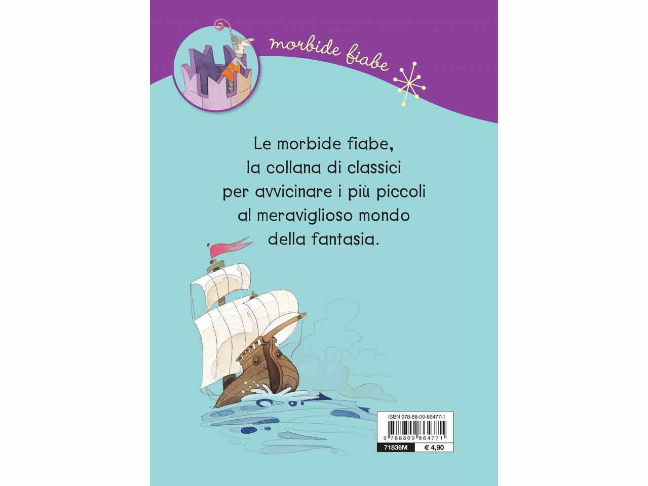 Libro morbide fiabe sirenetta