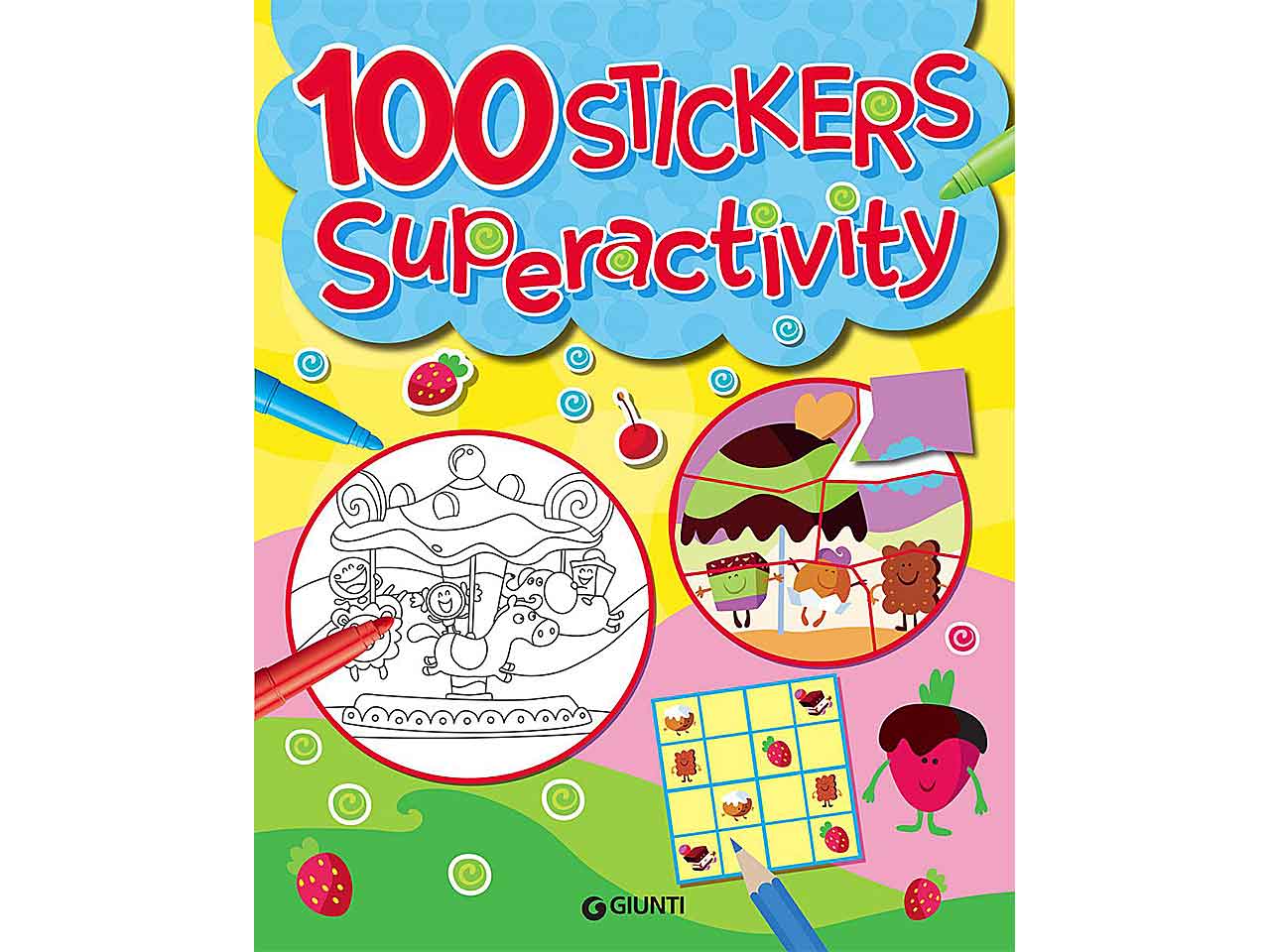 Libro 100 stickers super activity
