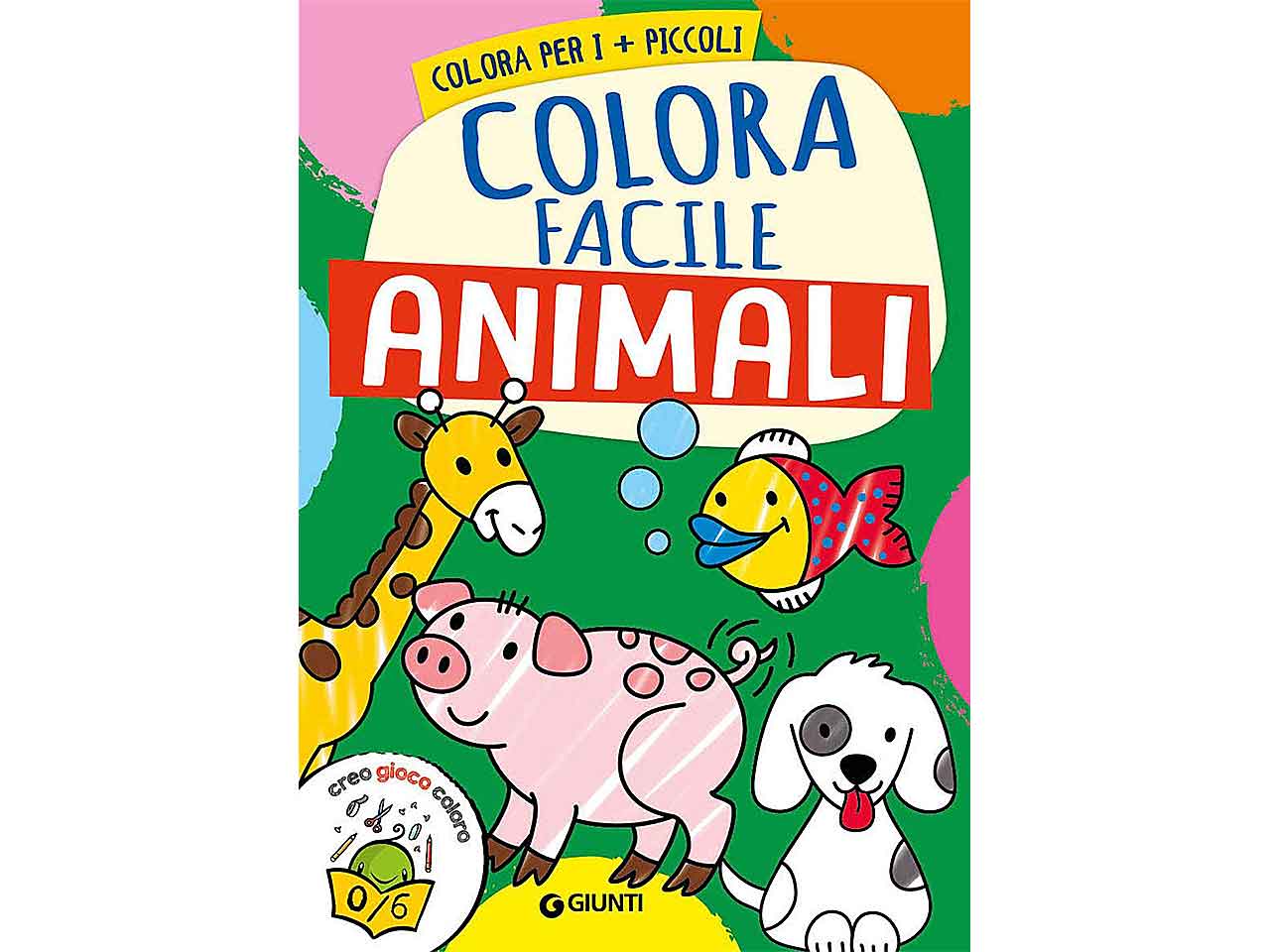 Libro colora facile animali