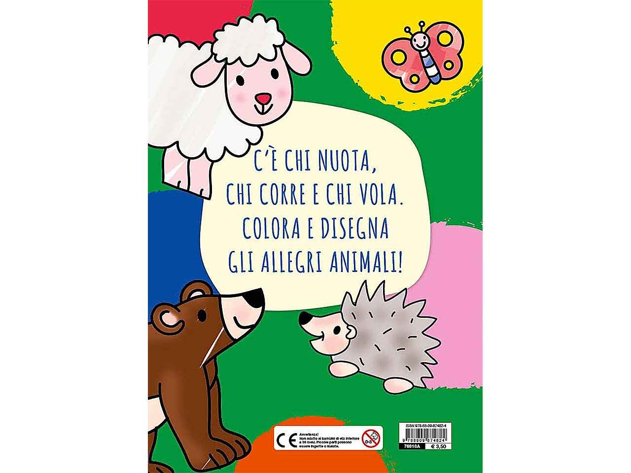 Libro colora facile animali