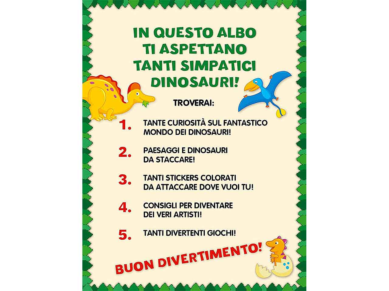 Libro superalbum dei dinosauri