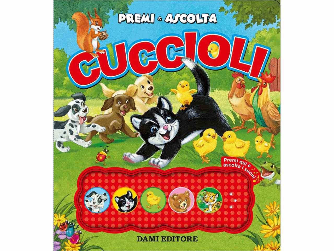 libro premi e ascolta cuccioli