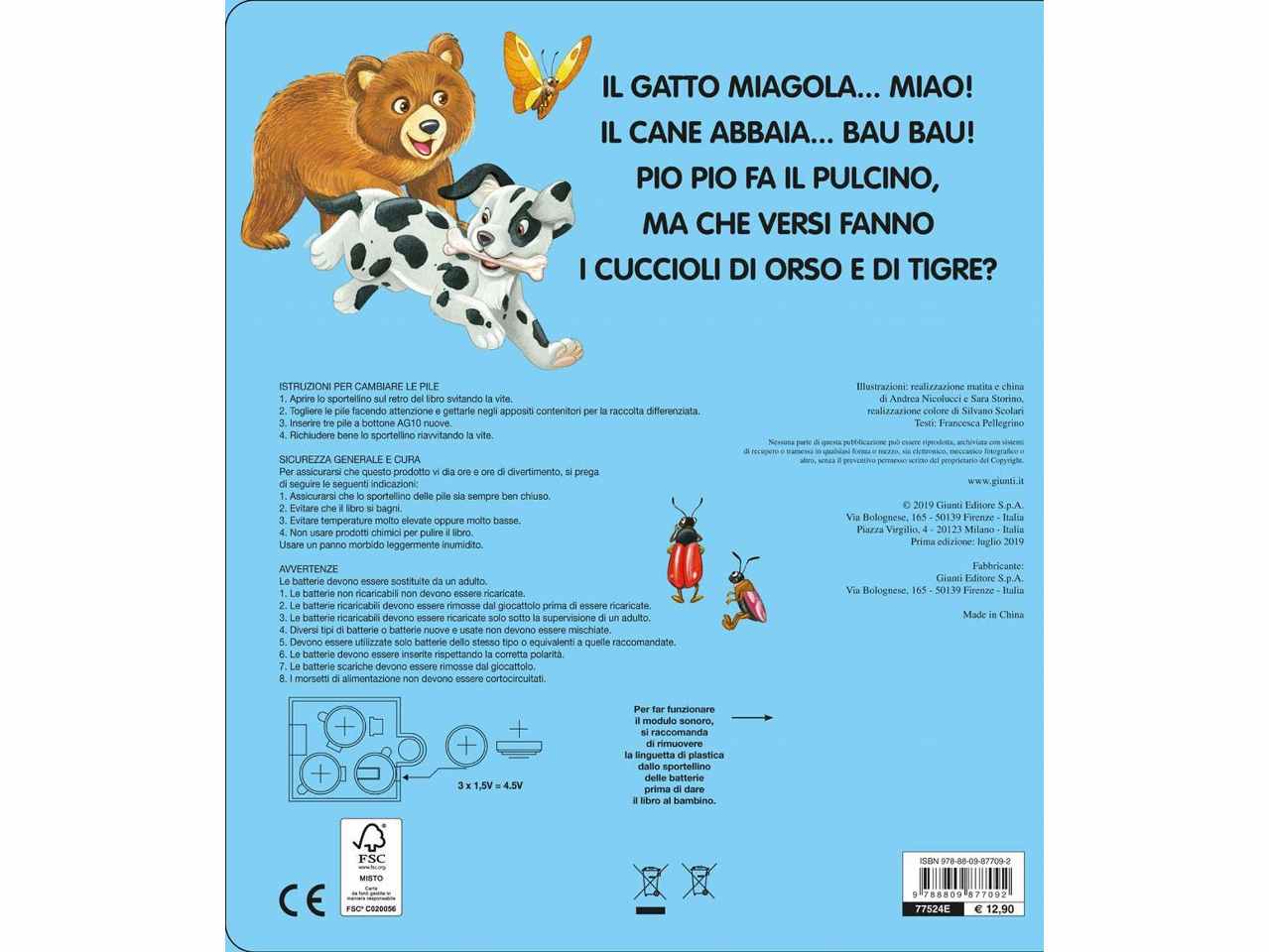 libro premi e ascolta cuccioli