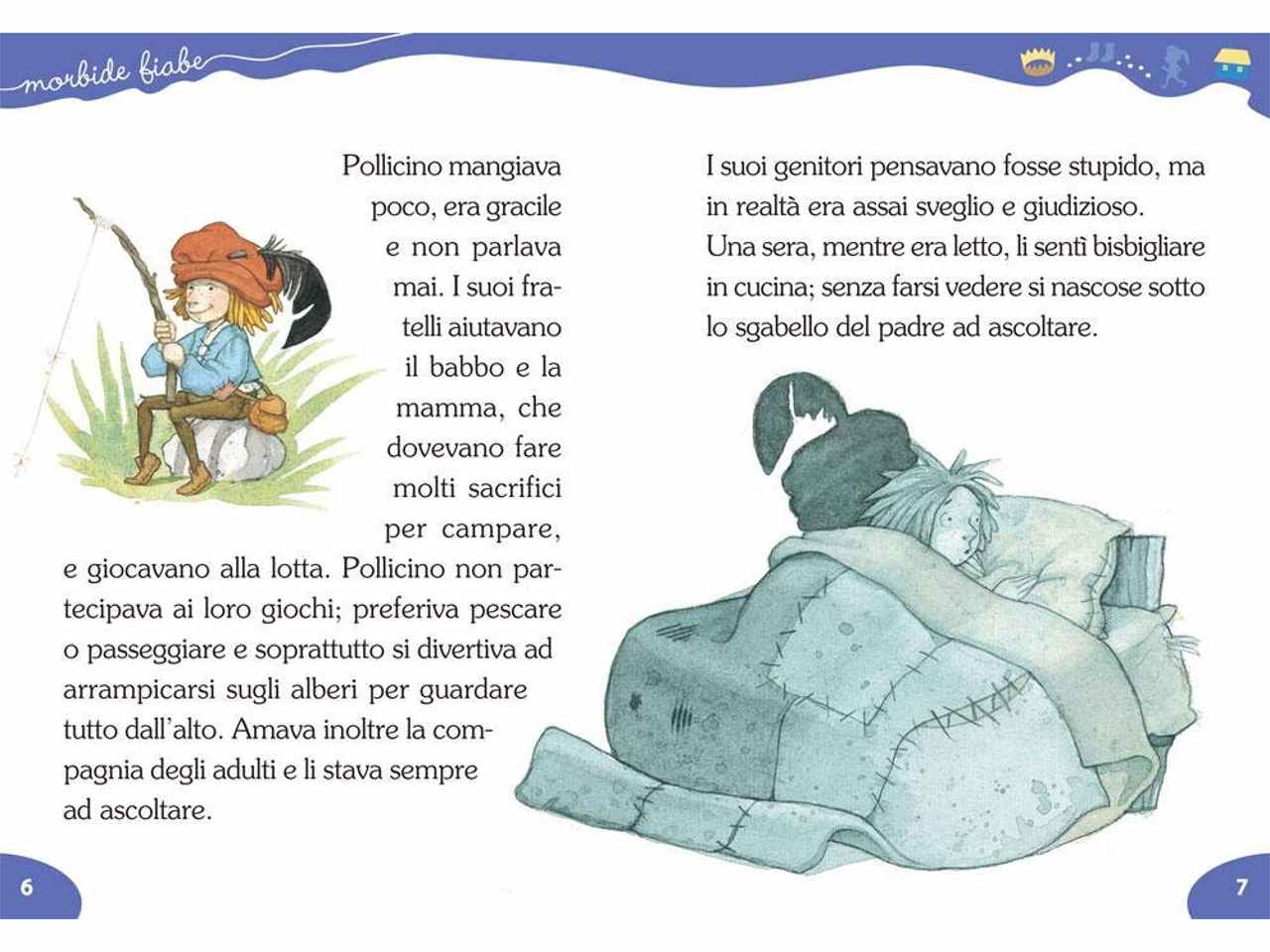 Libro morbide fiabe pollicino