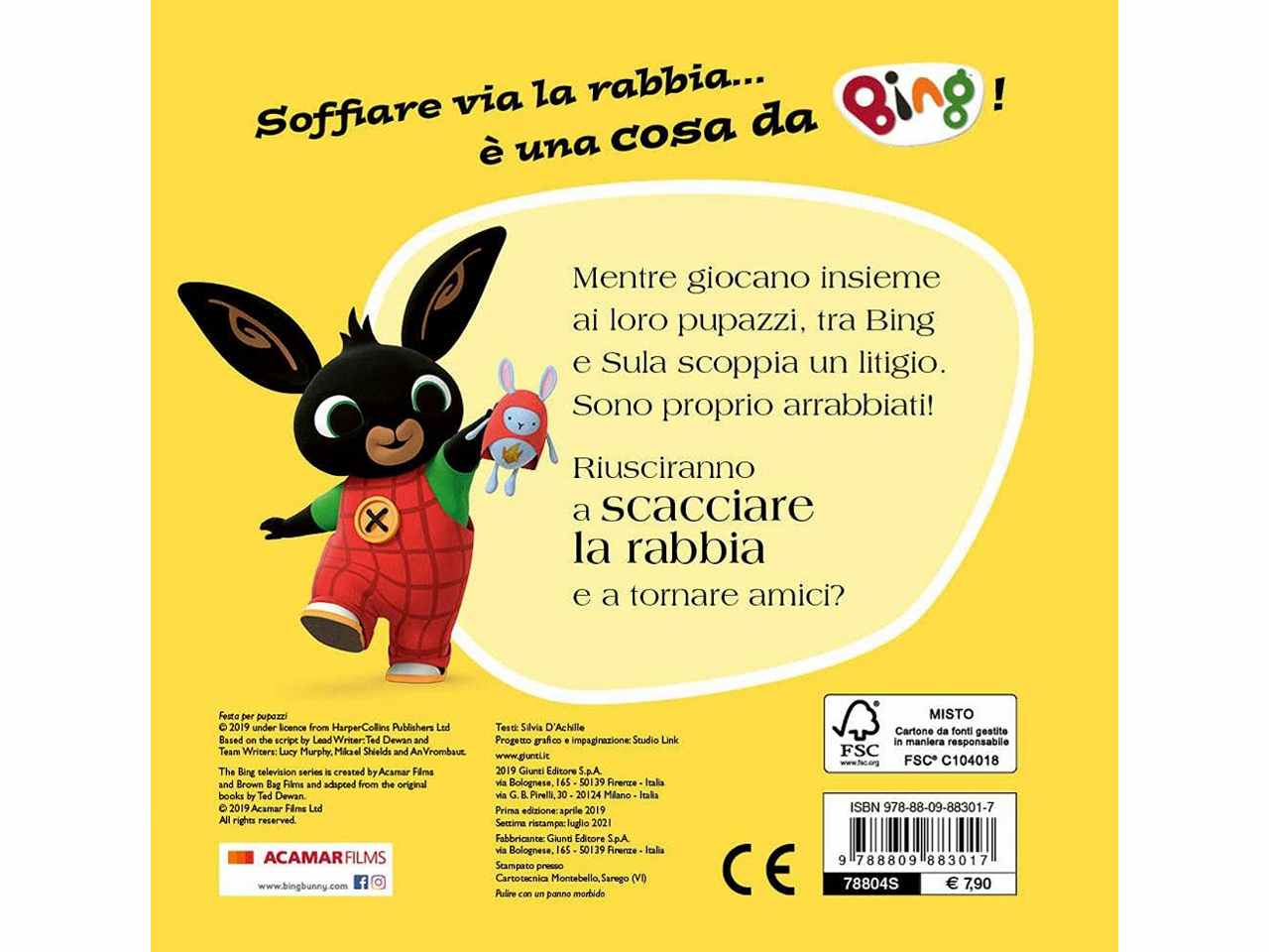 Libro bing festa per pupazzi!