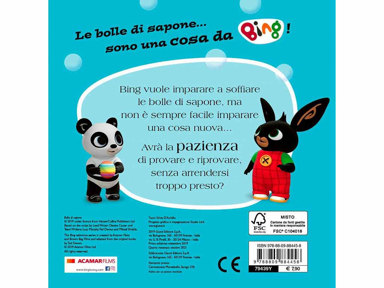 Libro bing bolle di sapone