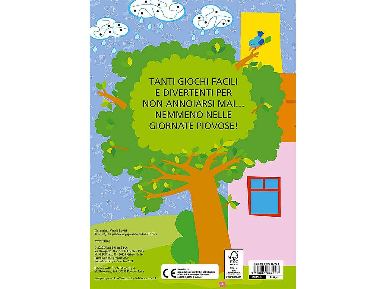 Libro tanti giochi giorni pioggia