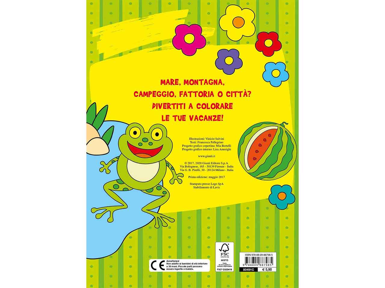 Libro maxicolor per le vacanze