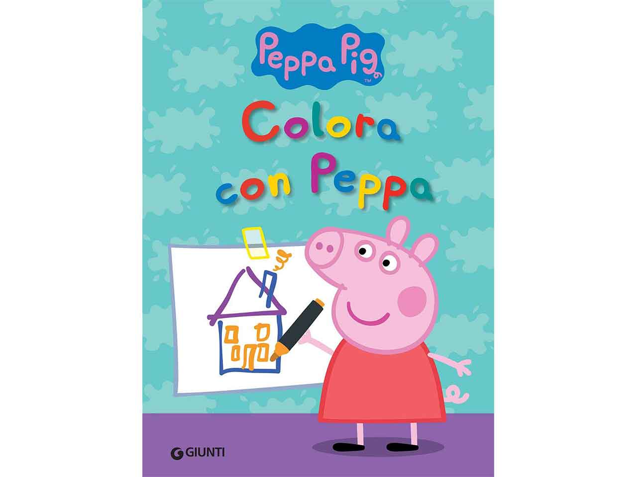 Libro colora con peppa