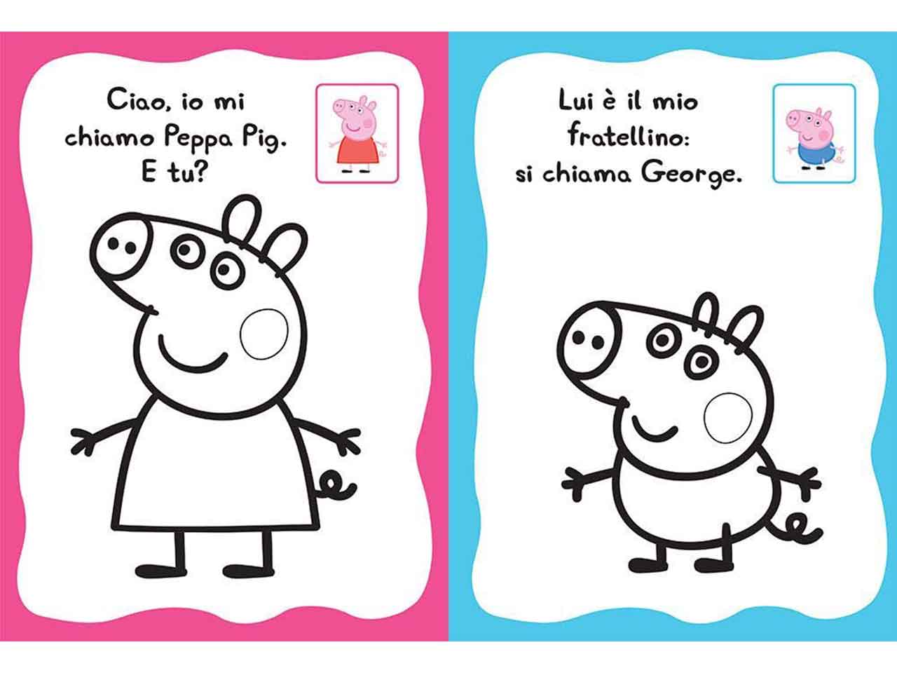 Libro colora con peppa