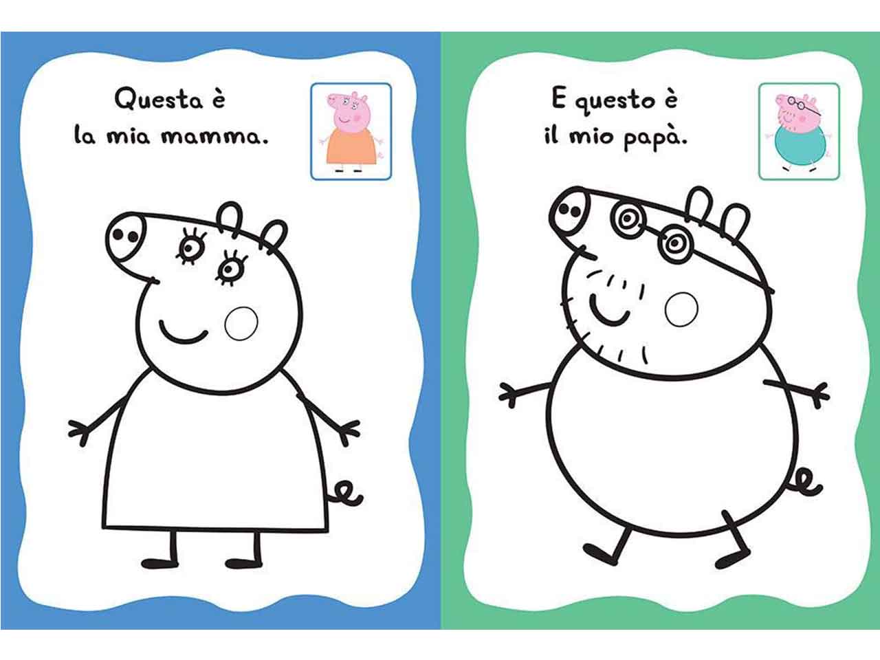 Libro colora con peppa