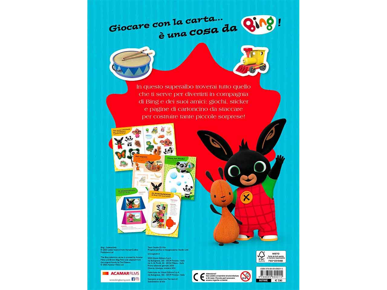 Libro bing super activity con stickers
