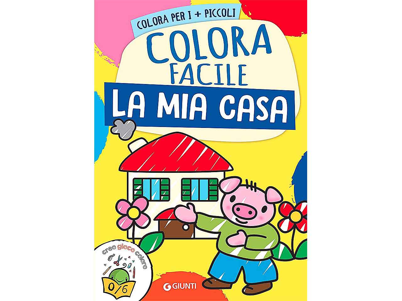 Libro mia casa colora facile