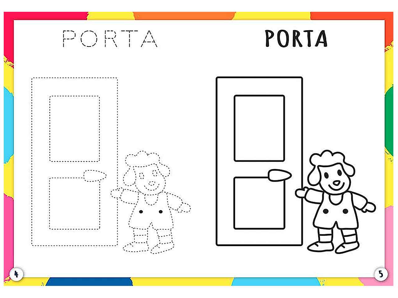Libro mia casa colora facile