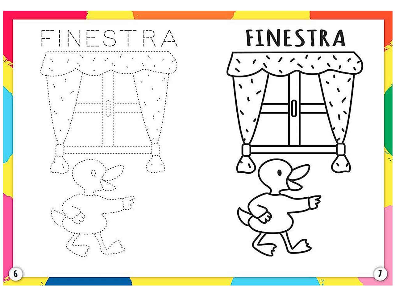 Libro mia casa colora facile