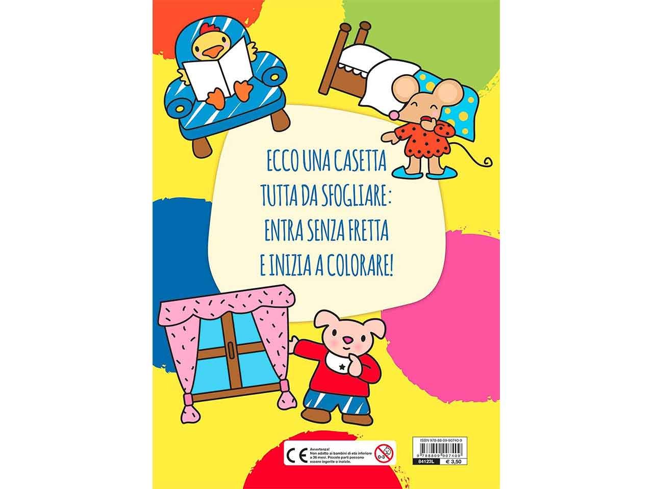 Libro mia casa colora facile