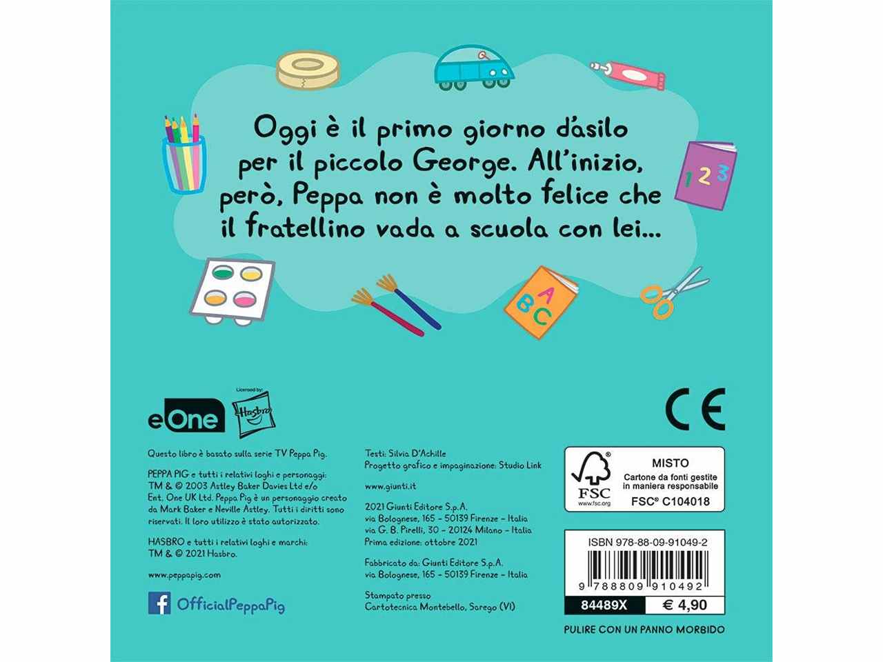 Libro peppa l'asilo