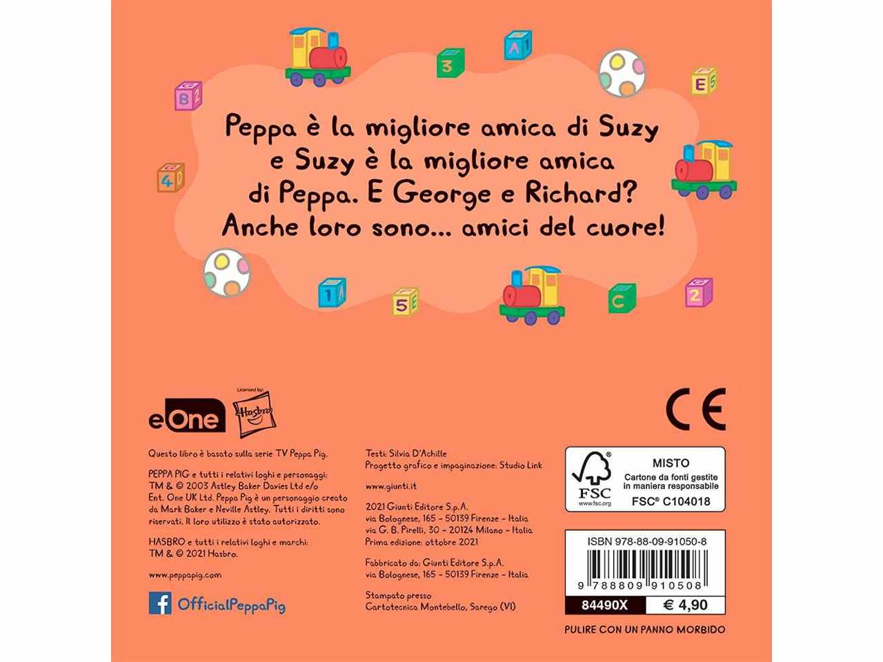 Libro peppa amici del cuore