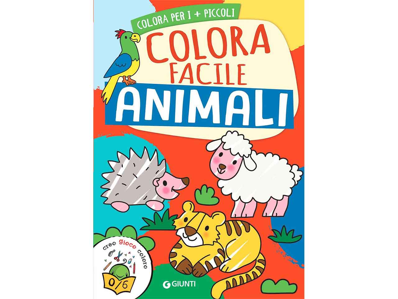 Libro colora facile animali